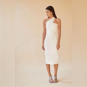 NWOT Marcella Women's Mesh cream Caterina Dress size small.